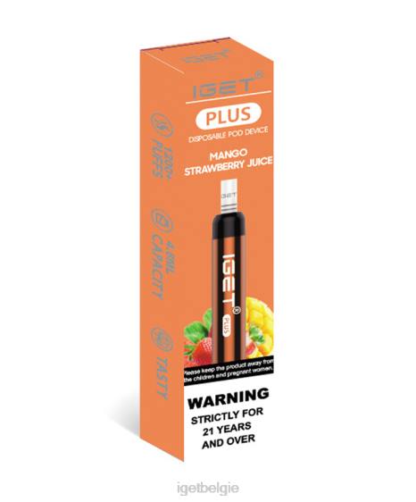 IGET Vape Quality plus 806F35 mango-aardbeiensap