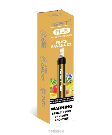 IGET Vape Online Buy plus 806F36 perzik-banaan-ijs