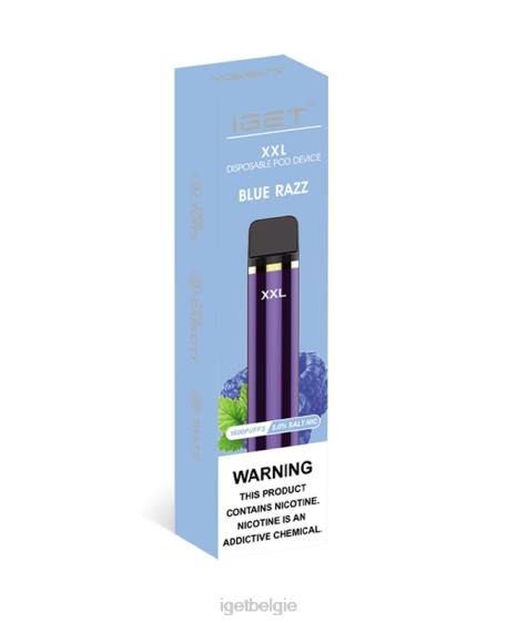 IGET Vape Quality XXL 806F45 blauwe razernij