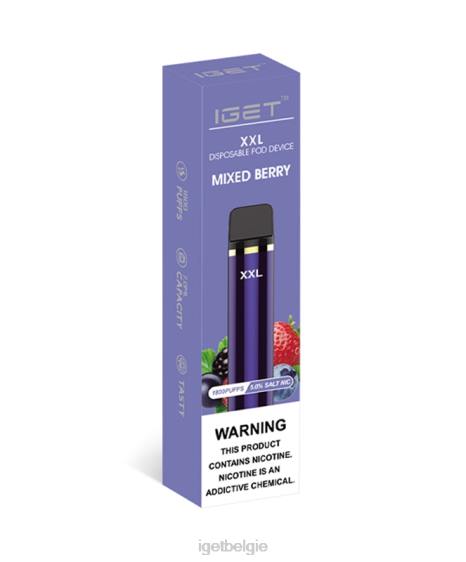 IGET Vape Quality XXL 806F65 gemixte bessen