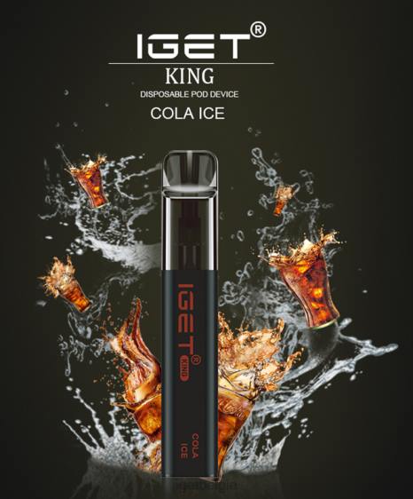 IGET Vape koning - 2600 trekjes 806F451 cola-ijs