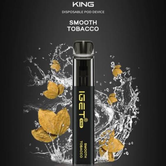 IGET Bar Store koning - 2600 trekjes 806F550 zachte tabak