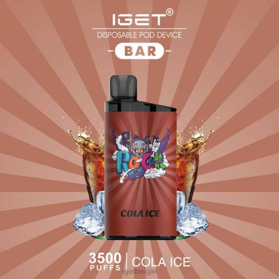 IGET Vape Online Buy bar - 3500 trekjes 806F438 cola-ijs