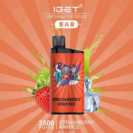 IGET Store bar - 3500 trekjes 806F587 aardbei-kiwi-ijs