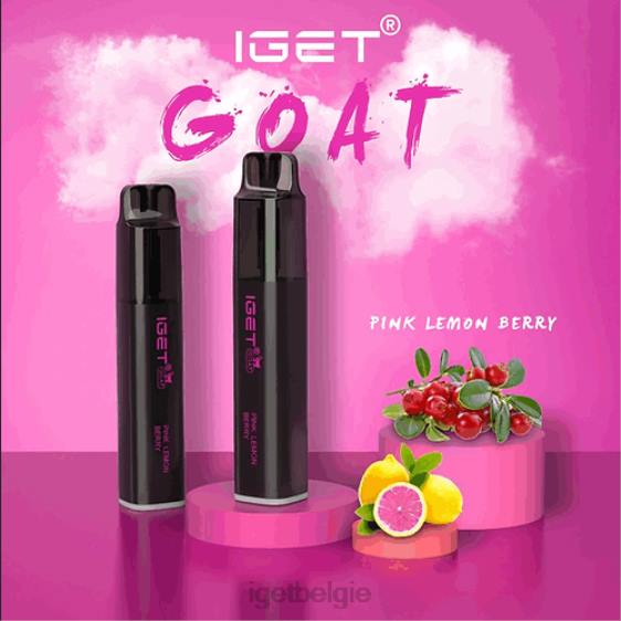 IGET Store geit - 5000 trekjes 806F566 roze citroenbes