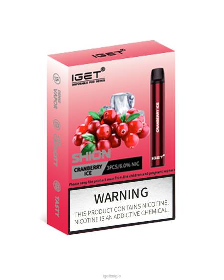 IGET Vape Quality 3x shion 806F12 cranberry-ijs