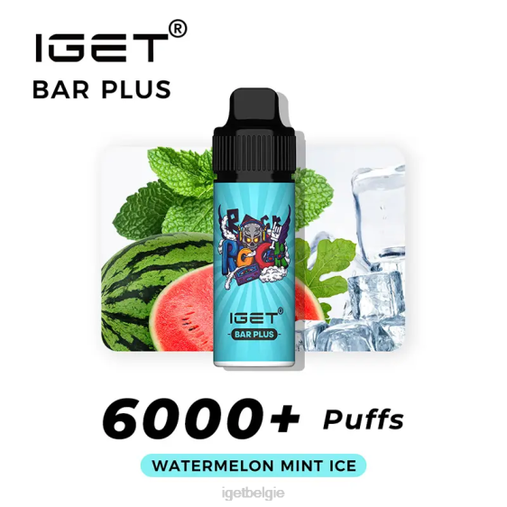 IGET Legend Online bar plus 6000 trekjes 806F248 watermeloen munt ijs