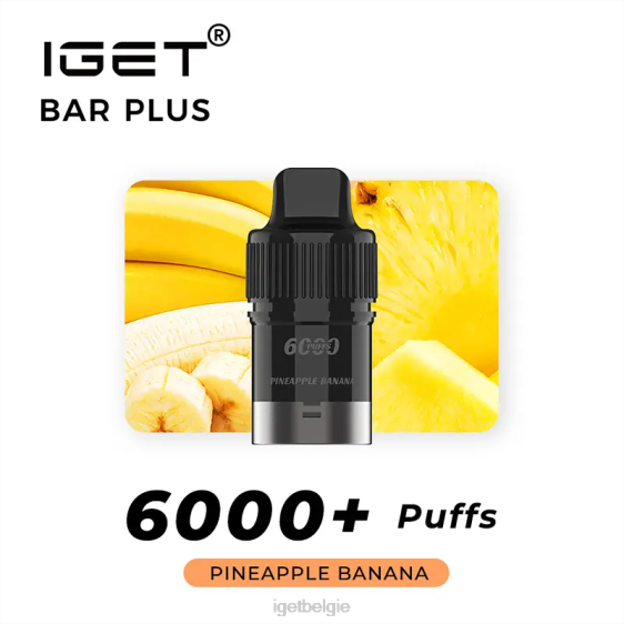 IGET Legend Online bar plus pod 6000 trekjes 806F268 ananas banaan
